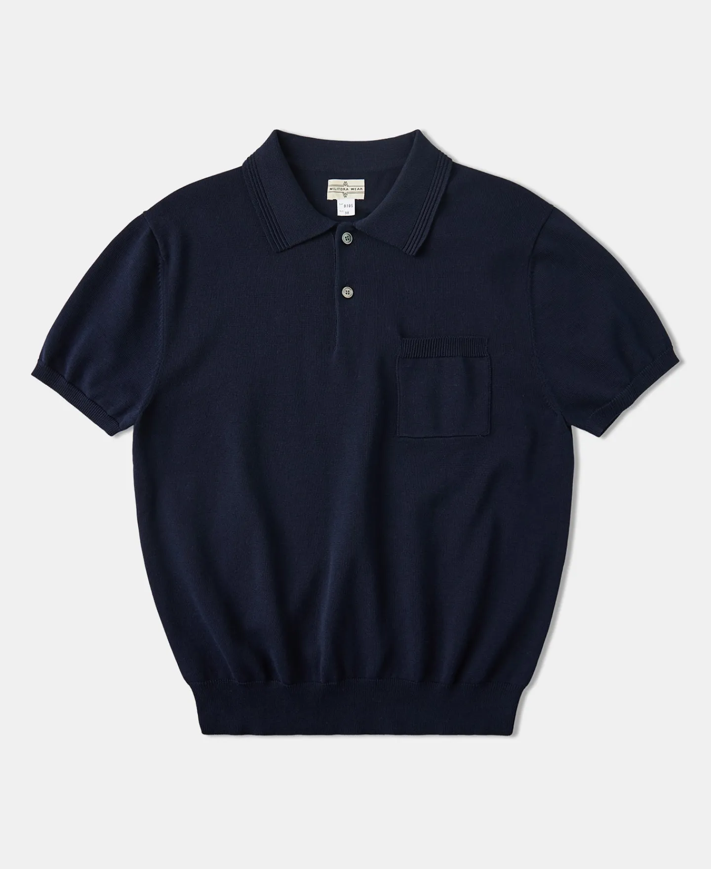 Fashion Lot 910S Knit Polo Shirt - Dark Navy Polo Shirts | Short Sleeve T-Shirts