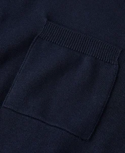 Fashion Lot 910S Knit Polo Shirt - Dark Navy Polo Shirts | Short Sleeve T-Shirts