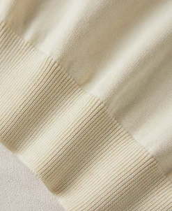 Online Lot 910S Knit Polo Shirt - Ivory Short Sleeve T-Shirts | T-shirts