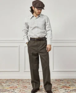 Hot Lot 826W 1940s Mix Herringbone Work Trousers Pants&trousers