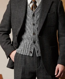 New Marled Shetland Wool Sweater Vest Knitwear&sweaters