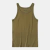 Clearance Military Cotton Tank Top - Olive Tank Tops&vests&boxers