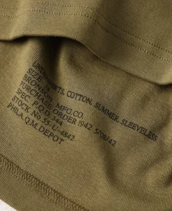 Clearance Military Cotton Tank Top - Olive Tank Tops&vests&boxers