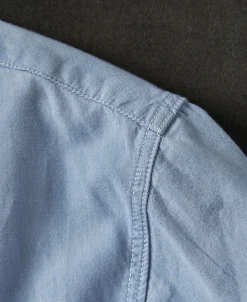Hot Military Wash Chambray Workshirt Long Sleeve Shirts | Shirts