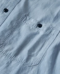 Hot Military Wash Chambray Workshirt Long Sleeve Shirts | Shirts