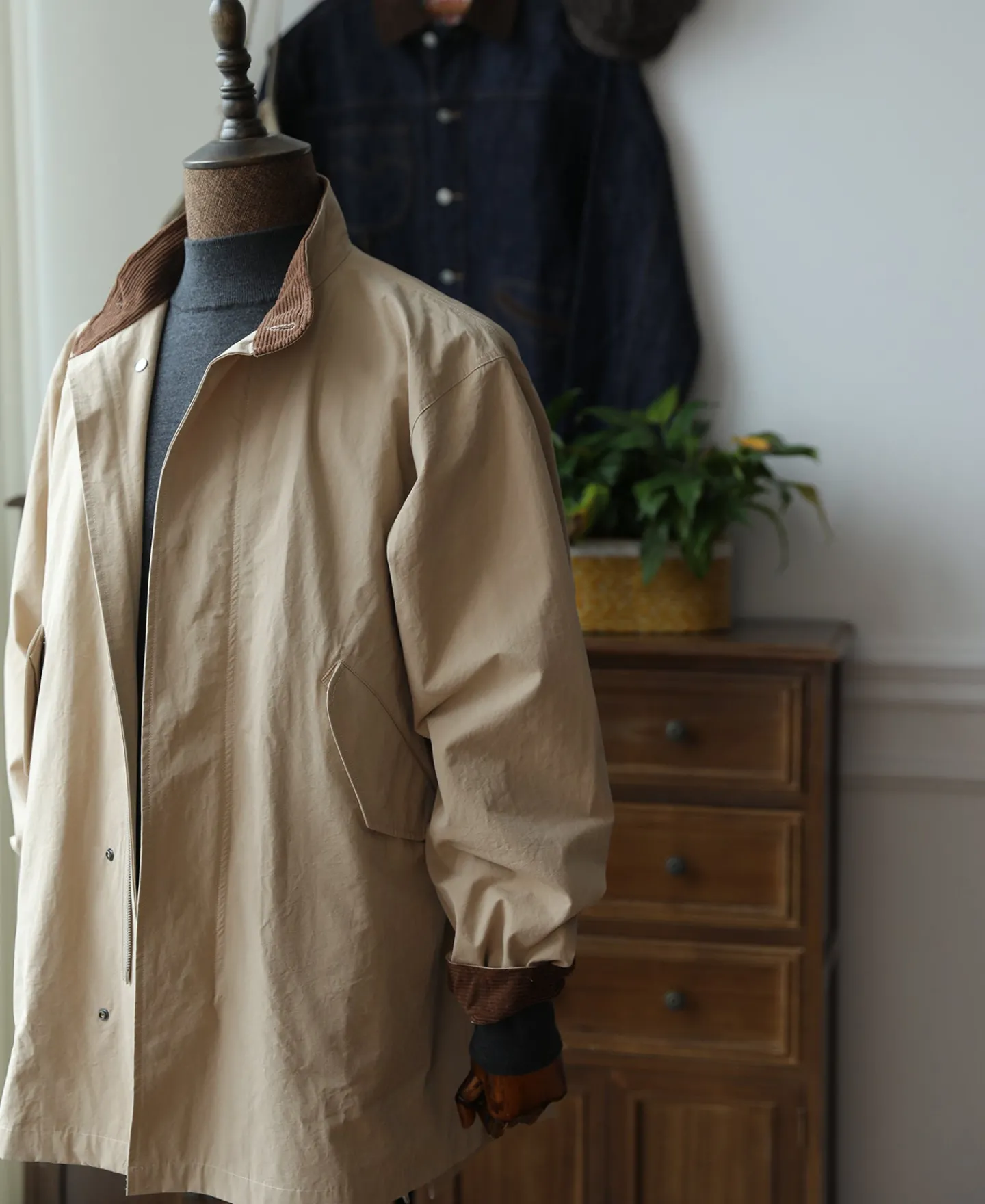 Clearance Modified M-65 Salt Shrinkage Cotton Poplin Parka Jackets&coats