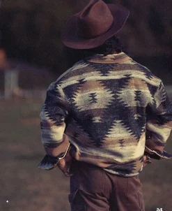 Sale Navajo Blanket Jacket - Deep Jackets&coats