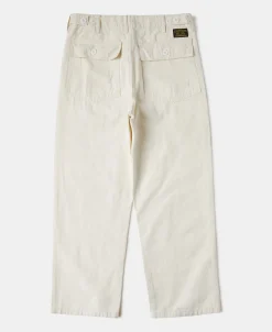 New OG-107 Sateen Weave Fatigue Pants - White Pants&trousers