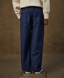 New OG-107 Sateen Weave Fatigue Pants - Navy Pants&trousers