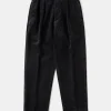 Outlet 12.5 oz 8 Wale Corduroy Trousers - Black Pants&trousers