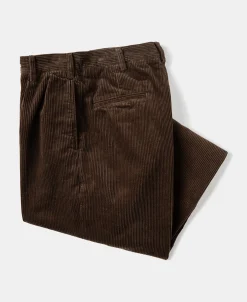 Sale 12.5 oz 8 Wale Corduroy Trousers - Brown Pants&trousers