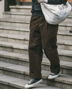 Sale 12.5 oz 8 Wale Corduroy Trousers - Brown Pants&trousers