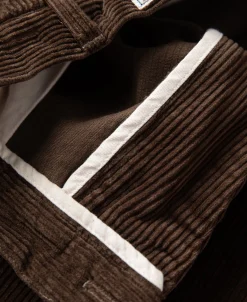 Sale 12.5 oz 8 Wale Corduroy Trousers - Brown Pants&trousers