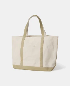 Clearance 22 oz Canvas Tote Bag - Khaki Bags&luggage