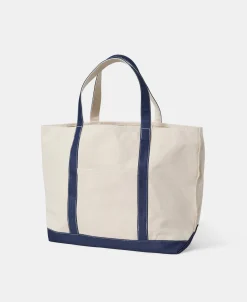 Outlet 22 oz Canvas Tote Bag - Navy Bags&luggage