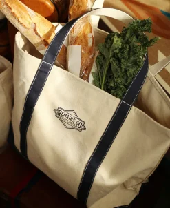 Outlet 22 oz Canvas Tote Bag - Navy Bags&luggage