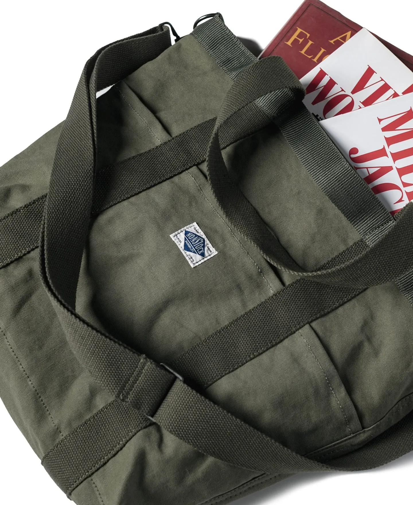 Discount 18 oz Canvas Tote Bag - Olive Bags&luggage