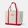 Outlet 22 oz Canvas Tote Bag - Red Bags&luggage