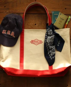 Outlet 22 oz Canvas Tote Bag - Red Bags&luggage