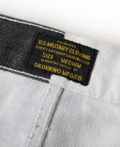 Hot 16 oz Canvas Wide Striped Biker Trousers Pants&trousers