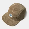Hot 12.5 oz Corduroy 5 Panel Cap - Khaki Hats&caps