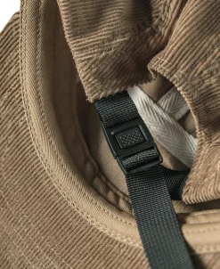 Hot 12.5 oz Corduroy 5 Panel Cap - Khaki Hats&caps