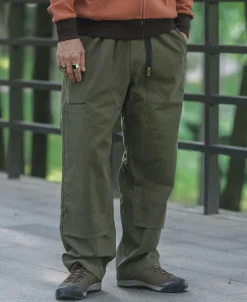 Fashion 10 oz Cotton Canvas Climbing Pants - Olive Pants&trousers