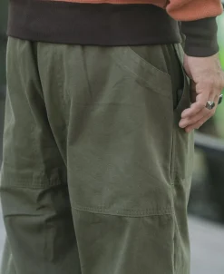 Fashion 10 oz Cotton Canvas Climbing Pants - Olive Pants&trousers