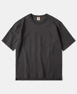Hot 9.8 oz Cotton Classic Pocket T-Shirt - Dark Gray Short Sleeve T-Shirts | T-shirts