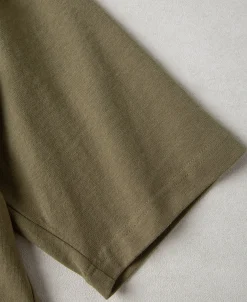 Sale 9.8 oz Cotton Classic Pocket T-Shirt - Khaki Short Sleeve T-Shirts | T-shirts