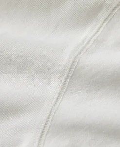 New 10.5 oz Cotton Loopwheel Tubular Long Sleeve T-Shirt - White Long Sleeve T-Shirts | T-shirts