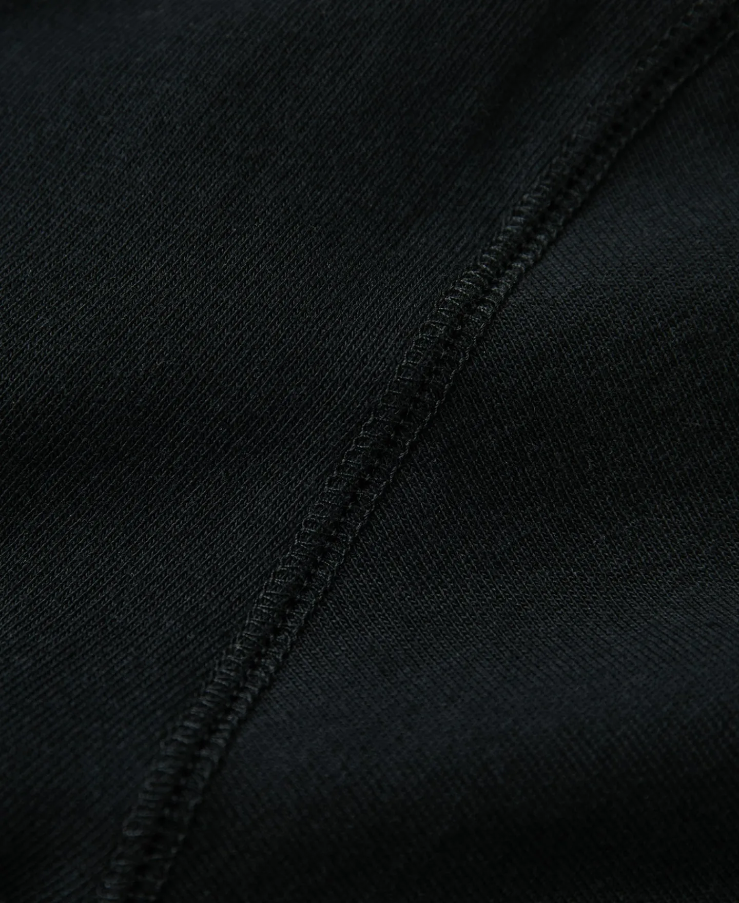 Outlet 10.5 oz Cotton Loopwheel Tubular Long Sleeve T-Shirt - Black Long Sleeve T-Shirts | T-shirts