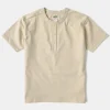 New 10.6 oz Cotton Short Sleeve Henley T-Shirt - Apricot Henleys | Short Sleeve T-Shirts