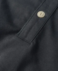 Fashion 10.6 oz Cotton Short Sleeve Henley T-Shirt - Dark Gray Henleys | Short Sleeve T-Shirts