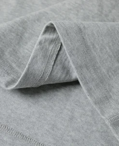 Online 10.6 oz Cotton Short Sleeve Henley T-Shirt - Gray Henleys | Short Sleeve T-Shirts