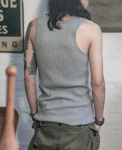 Clearance 10.5 oz Cotton Tank Top - Gray Tank Tops&vests&boxers
