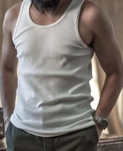 New 10.5 oz Cotton Tank Top - White Tank Tops&vests&boxers