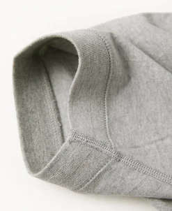 Online 9.3 oz Cotton Tubular Henley T-Shirt - Gray Henleys | Short Sleeve T-Shirts