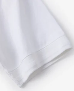 Best 9.3 oz Cotton Tubular Henley T-Shirt - White Henleys | Short Sleeve T-Shirts