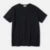 Hot 7.2 oz Cotton V-Neck Tubular T-Shirt - Black Short Sleeve T-Shirts | T-shirts