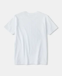 Clearance 7.2 oz Cotton V-Neck Tubular T-Shirt - White Short Sleeve T-Shirts | T-shirts