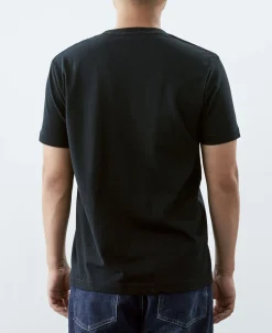 Hot 7.2 oz Cotton V-Neck Tubular T-Shirt - Black Short Sleeve T-Shirts | T-shirts