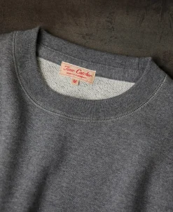New 14 oz French Terry Loopwheel Crewneck Sweatshirt Sweatshirts&hoodies