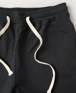Clearance 15 oz French Terry Sweat Shorts - Black Shorts