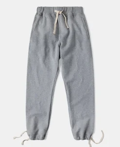 Clearance 17.6 oz Heavyweight Terry Sweatpants - Gray Pants&trousers