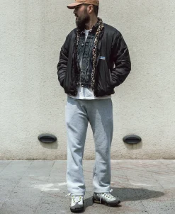 Clearance 17.6 oz Heavyweight Terry Sweatpants - Gray Pants&trousers