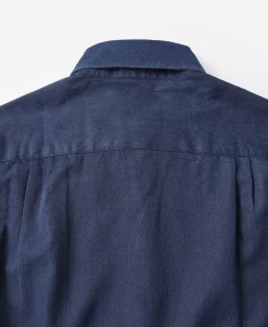 Discount 6.5 oz Indigo Denim Button-Down Collar Shirt Denim | Long Sleeve Shirts