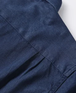 Discount 6.5 oz Indigo Denim Button-Down Collar Shirt Denim | Long Sleeve Shirts