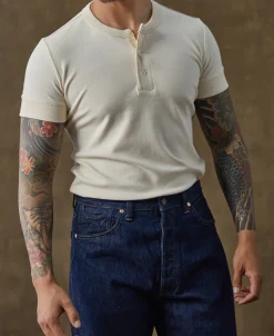 Outlet 8.5 oz Organic Cotton Henley T-Shirt Henleys | Short Sleeve T-Shirts