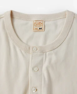 Outlet 8.5 oz Organic Cotton Henley T-Shirt Henleys | Short Sleeve T-Shirts